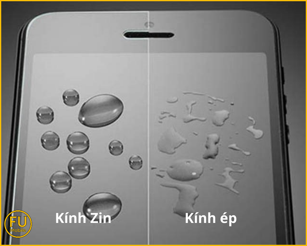 Cách nhận biết kính zin qua giọt nước và ánh sáng