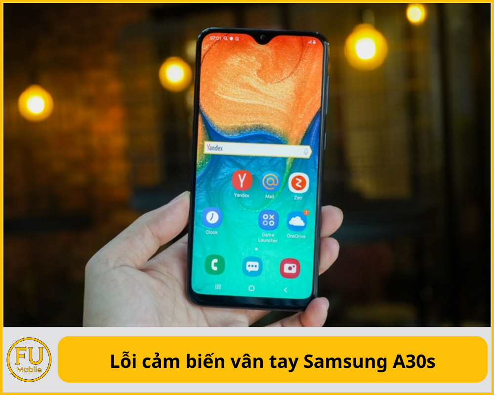 Lỗi cảm biến vân tay Samsung A31
