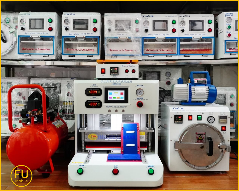 Bộ máy ép kính điện thoại chuyên nghiệp