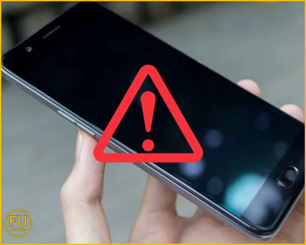 Toàn bộ màn hình tối đen hoàn toàn, dù máy vẫn báo chuông, rung