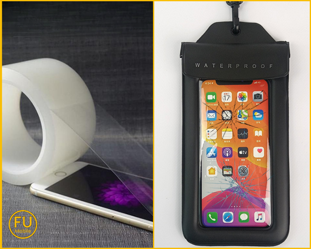 Cách xử lý tạm thời khi điện thoại bị nứt màn hình tại nhà