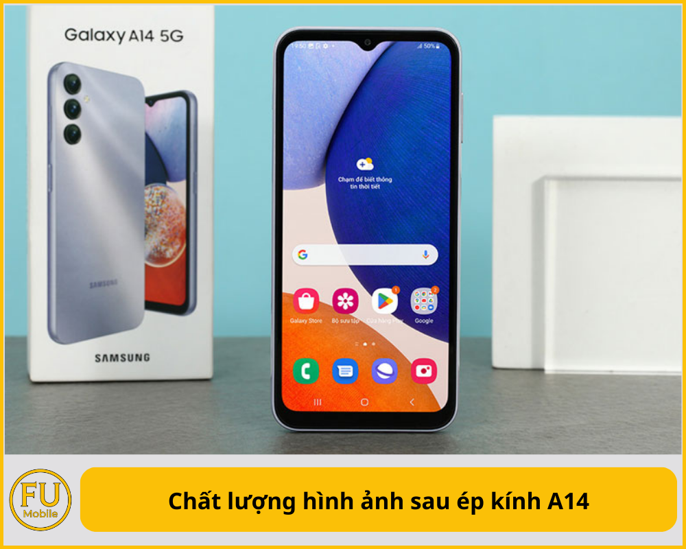 Chất lượng hình ảnh sau ép kính A14