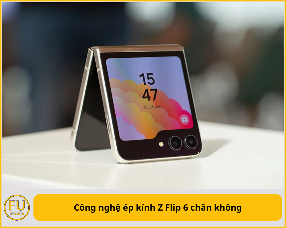 Công nghệ ép kính Z Flip 6 chân không