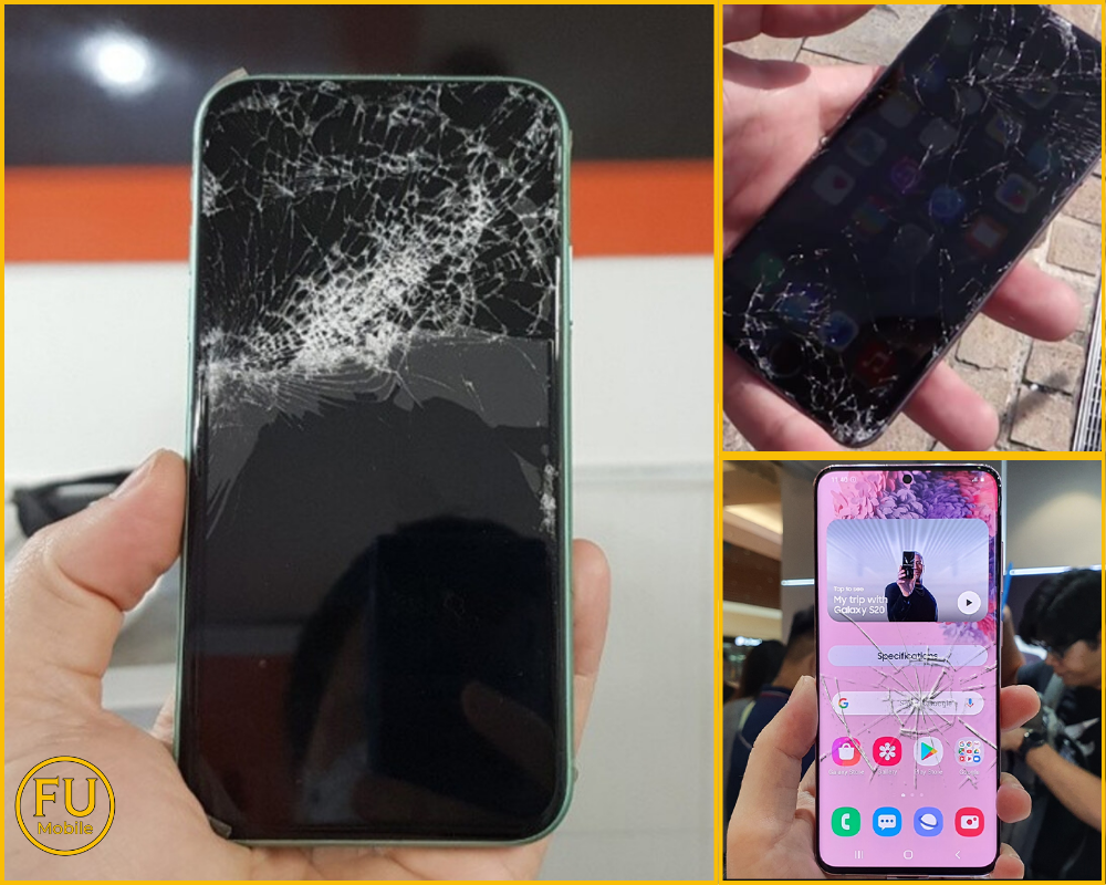 Dấu hiệu cần ép kính điện thoại Samsung