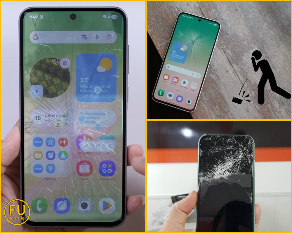 Dấu hiệu cần ép kính Samsung Galaxy A56 5G