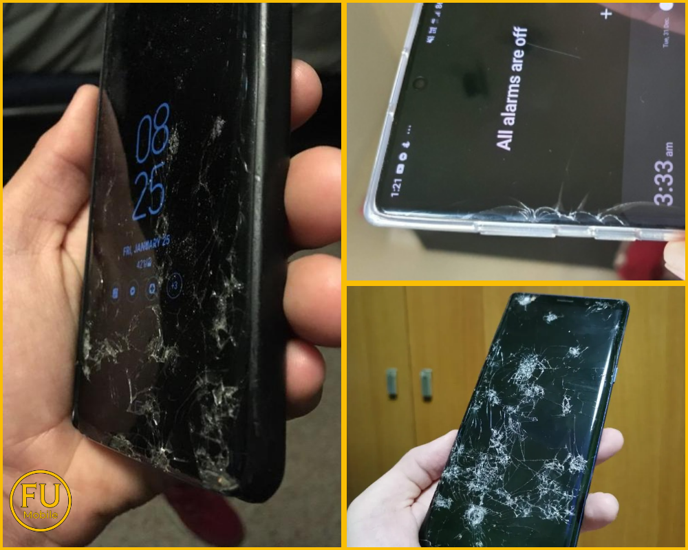 Dấu hiệu cần ép kính Samsung Note 10