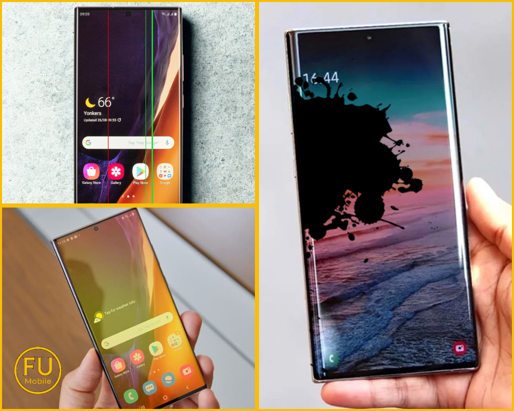 Dấu hiệu cần thay toàn bộ màn hình Note 20 Ultra