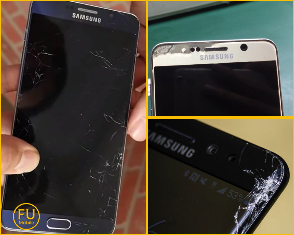 Dấu hiệu Samsung chỉ cần thay mặt kính