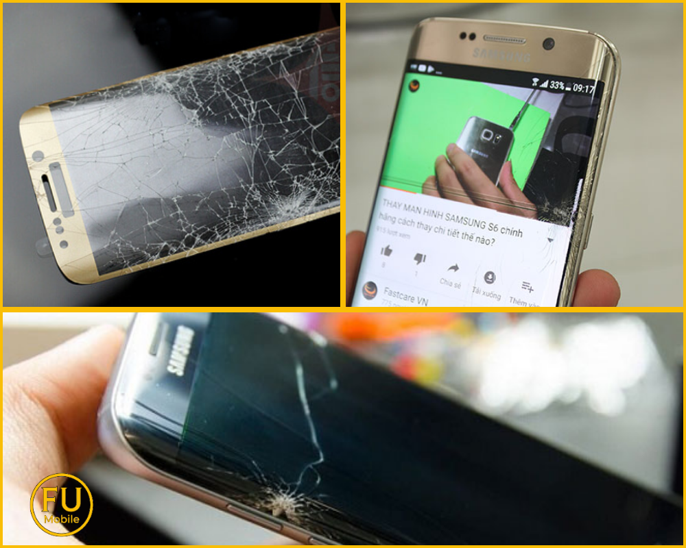 Dấu hiệu Samsung Galaxy S7 cần thay mặt kính