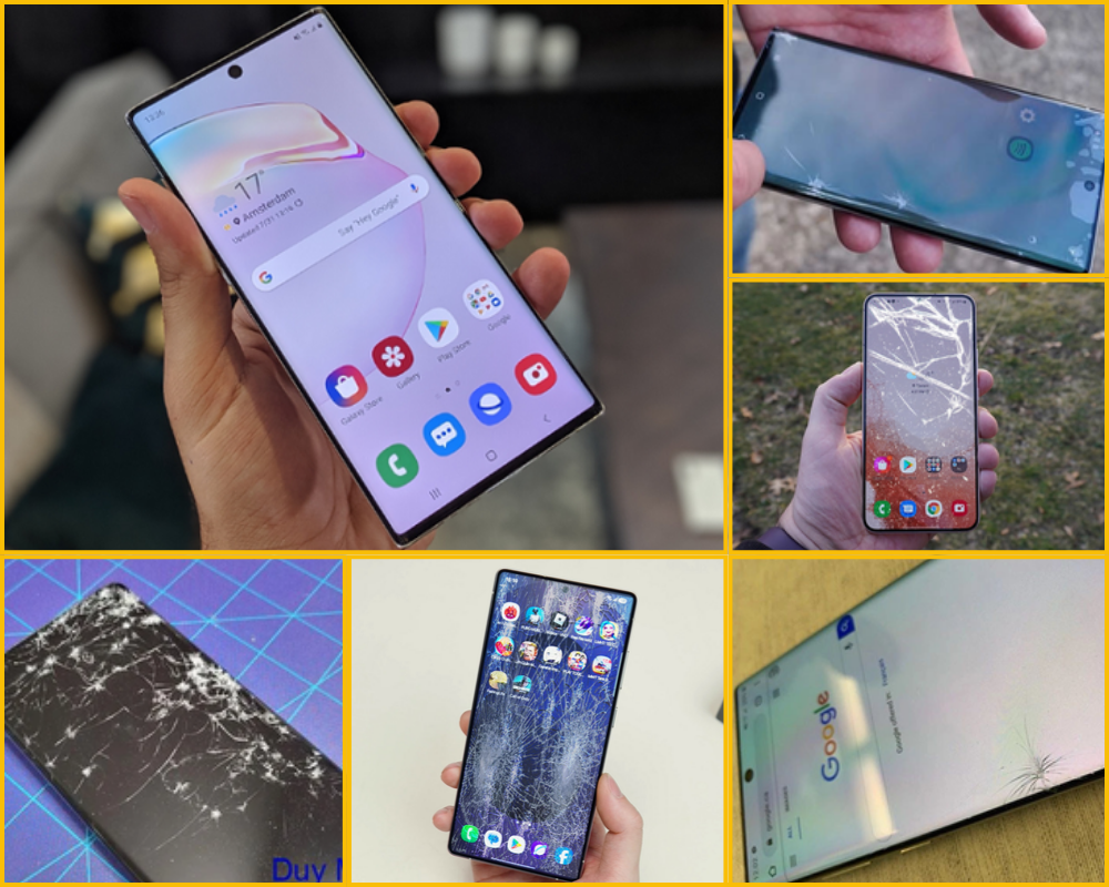 Dấu hiệu cho thấy Samsung Note 10 chỉ cần ép kính