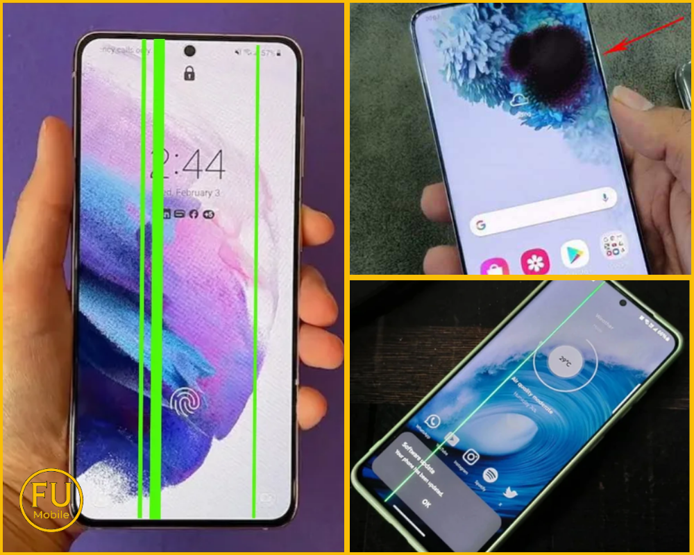 Dấu hiệu điện thoại Samsung cần thay màn hình nguyên bộ