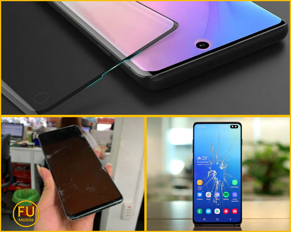 Dấu hiệu chỉ cần ép kính trước Samsung Galaxy A01