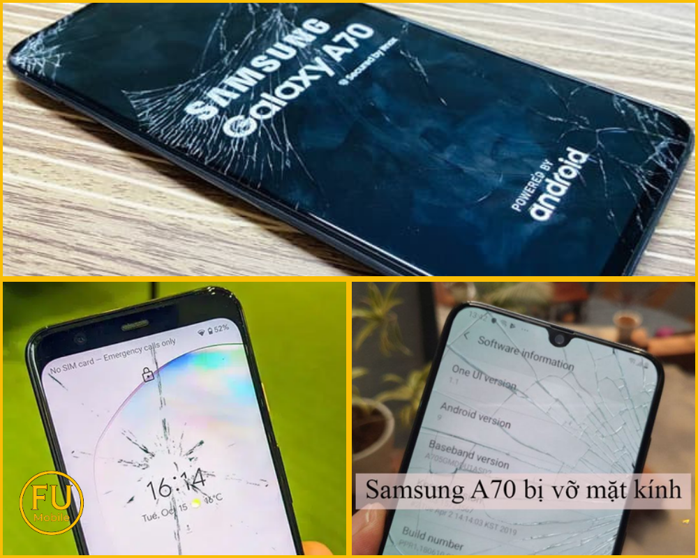 Dấu hiệu nên ép kính Samsung Galaxy A70