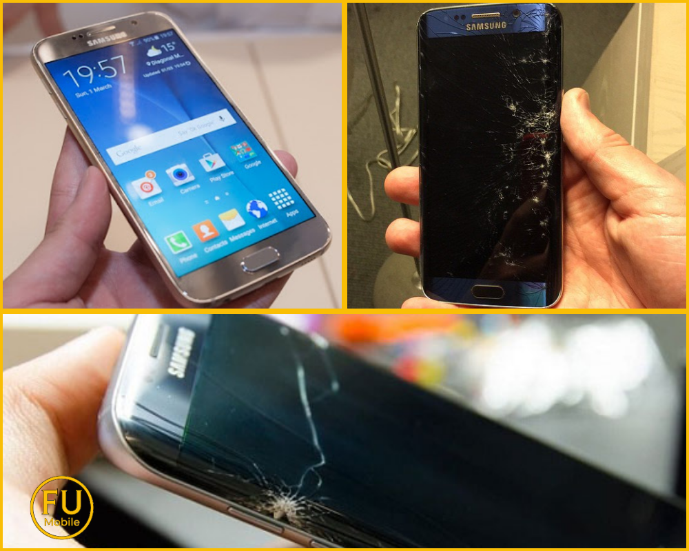 Dấu hiệu Samsung Galaxy S6 cần thay mặt kính