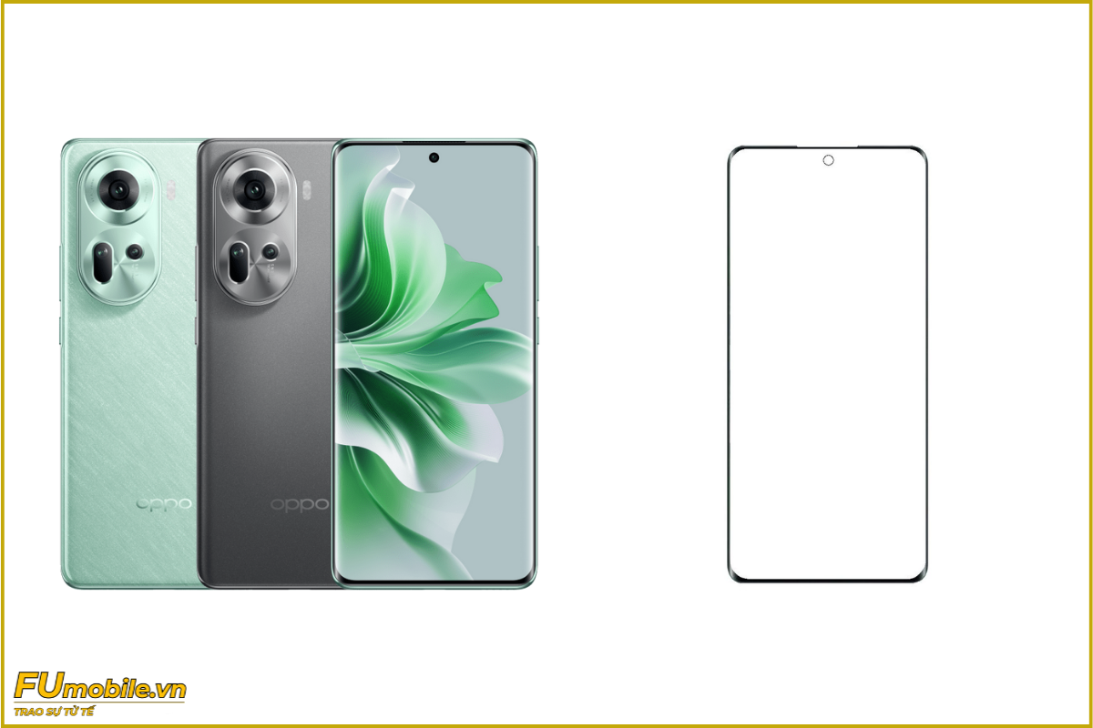 Ép kính OPPO Reno11 5G chuẩn đẹp, giá rẻ