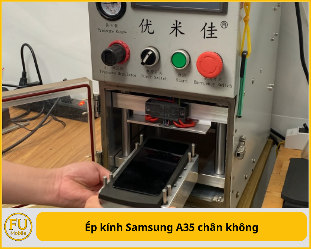 Ép kính Samsung A35 chân không