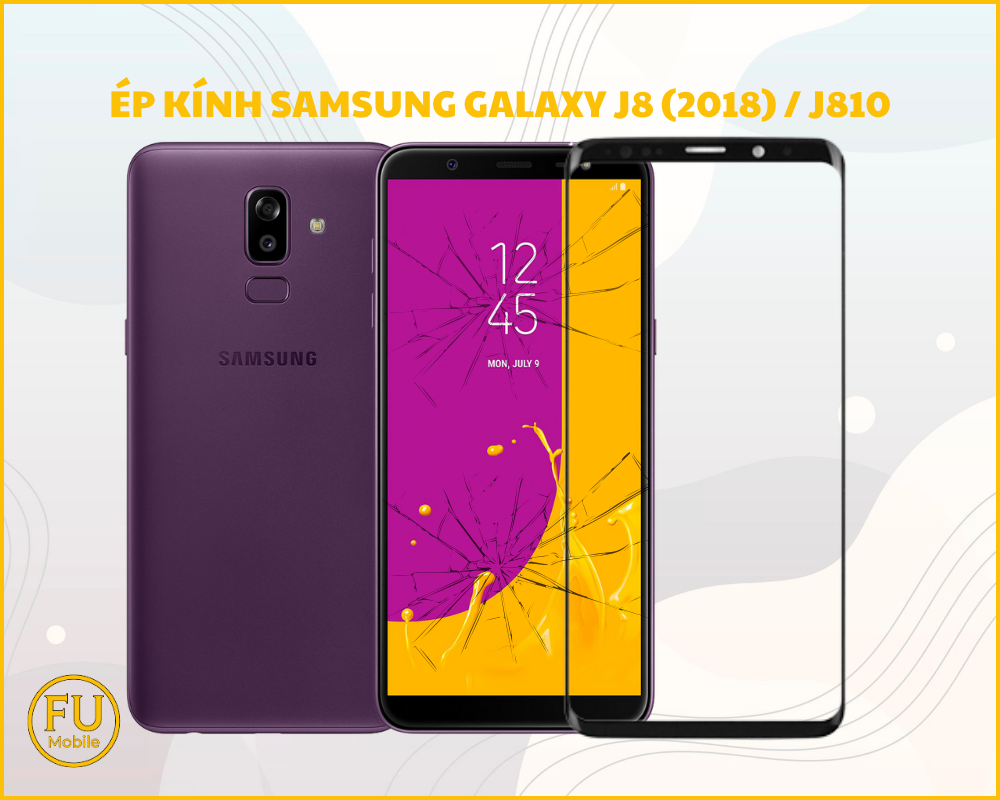 Ép kính Samsung Galaxy J8 (2018) / J810