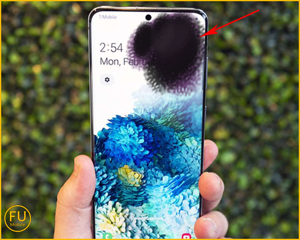 Màn hình Galaxy S20 bị chảy mực