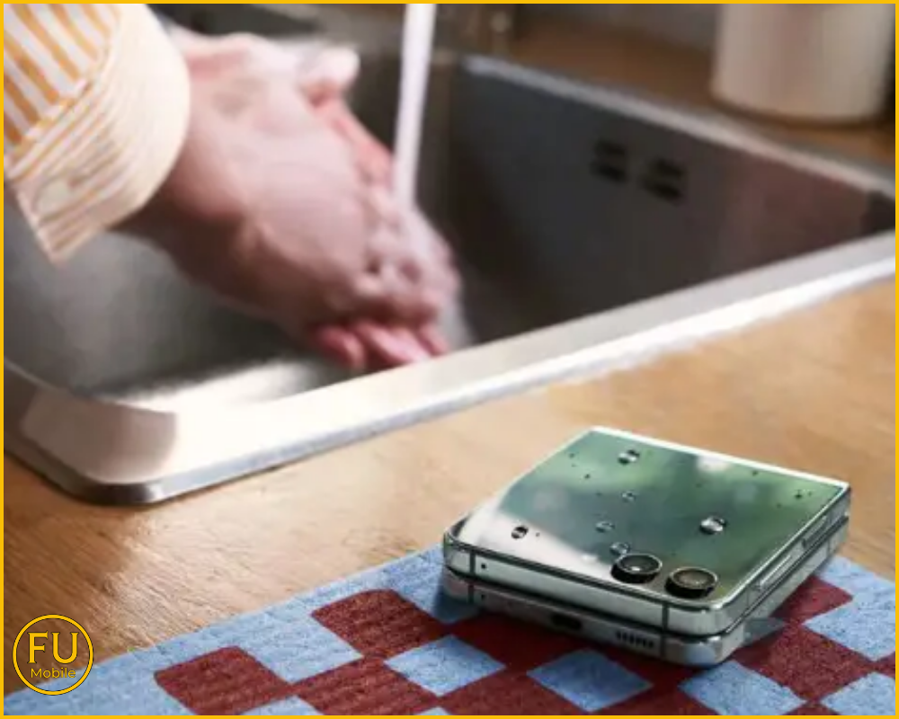 Ép kính Z Flip 6 có làm mất chống nước không?