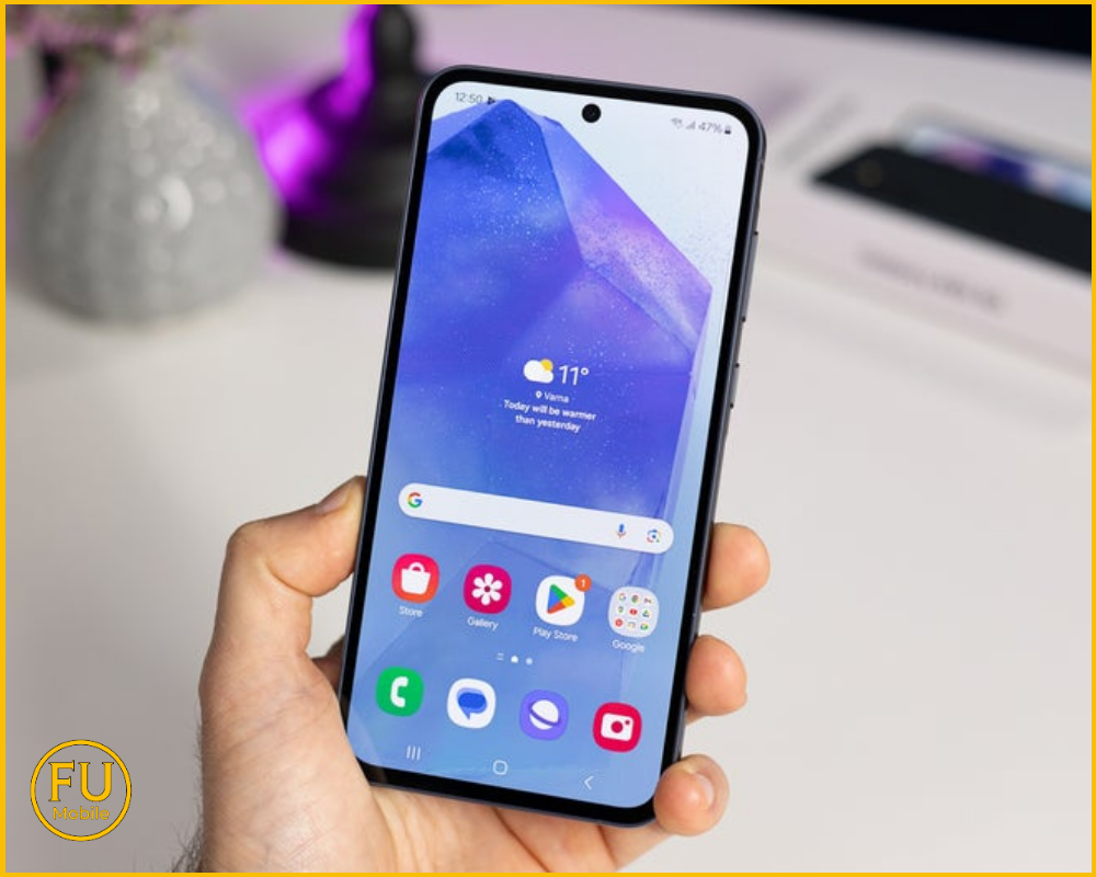 Màn hình A56 sau ép kính trong suốt như mới