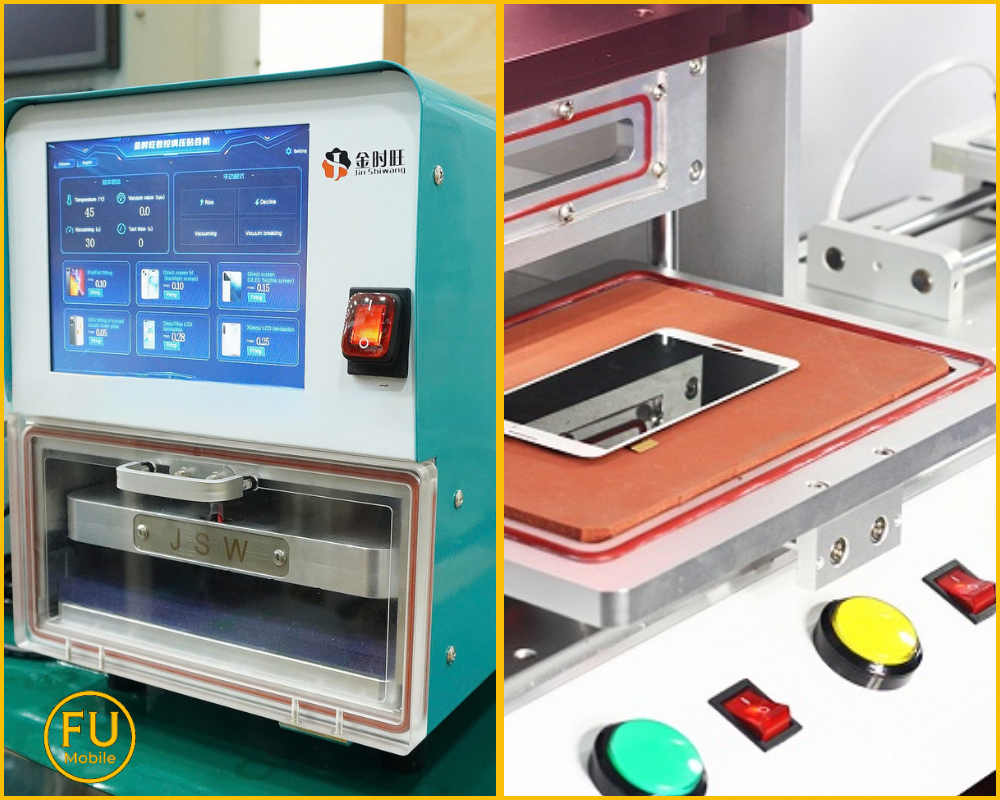 Máy ép kính điện thoại hiện đại