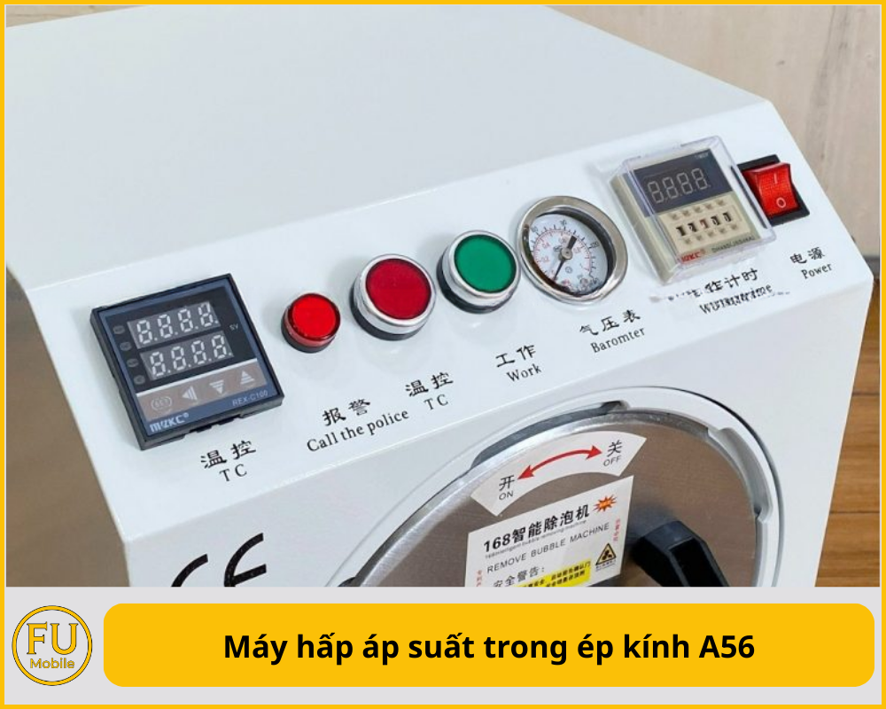 Máy hấp áp suất trong ép kính A56