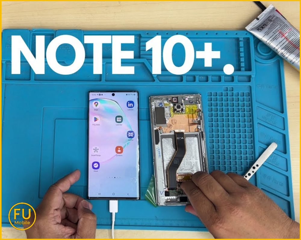 Quy trình bóc tách màn hình Note 10 Plus chuyên nghiệp