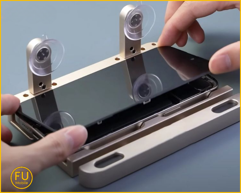 Quy trình ép kính iPhone tại Fumobile