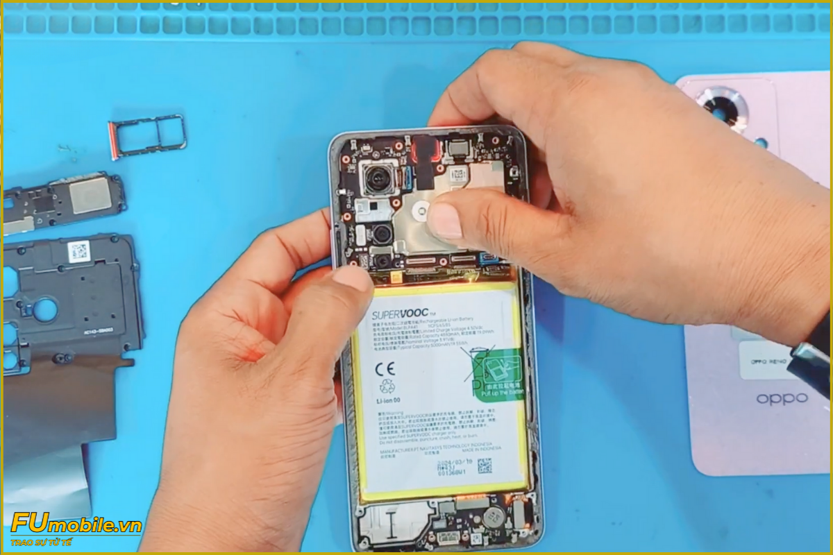 Quy trình thay pin OPPO Reno11 F 5G
