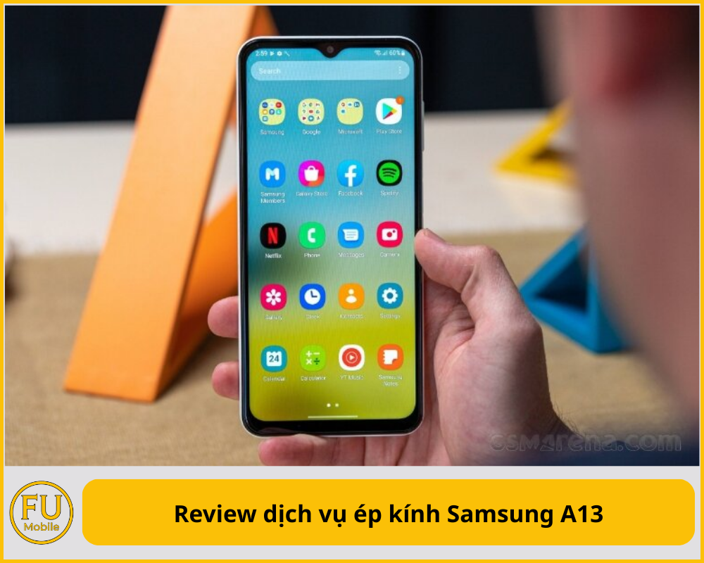 Review dịch vụ ép kính Samsung A13