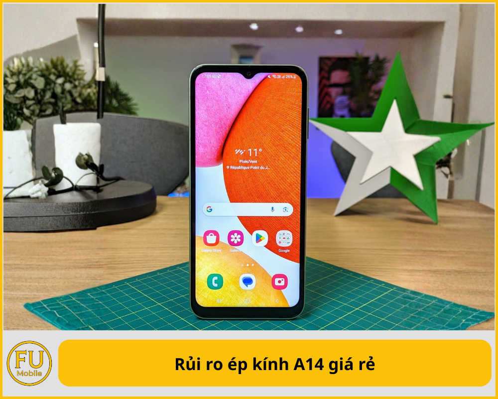 Rủi ro ép kính A14 giá rẻ