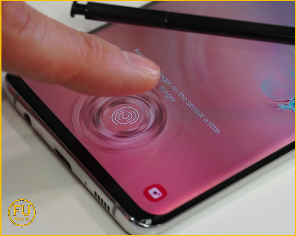 S21 Ultra sử dụng công nghệ vân tay siêu âm ẩn dưới tấm nền