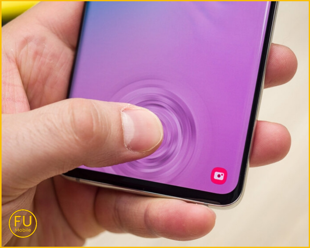 Samsung S21 Plus sử dụng cảm biến vân tay siêu âm đặt dưới màn hình điện thoại Samsung
