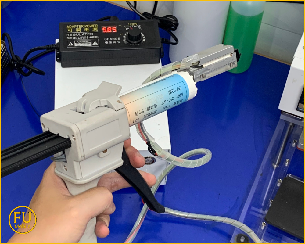 Súng bắn keo dán ron điện thoại