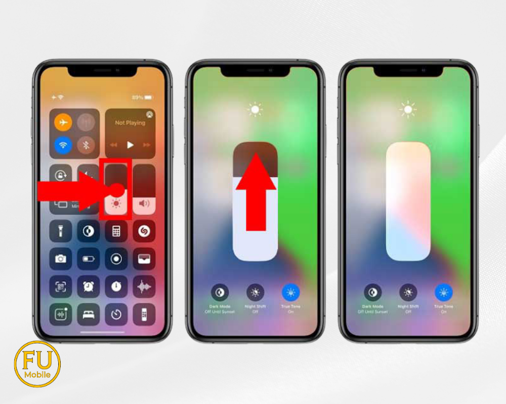 Tăng độ sáng tối đa, nhìn màn hình ở nhiều góc