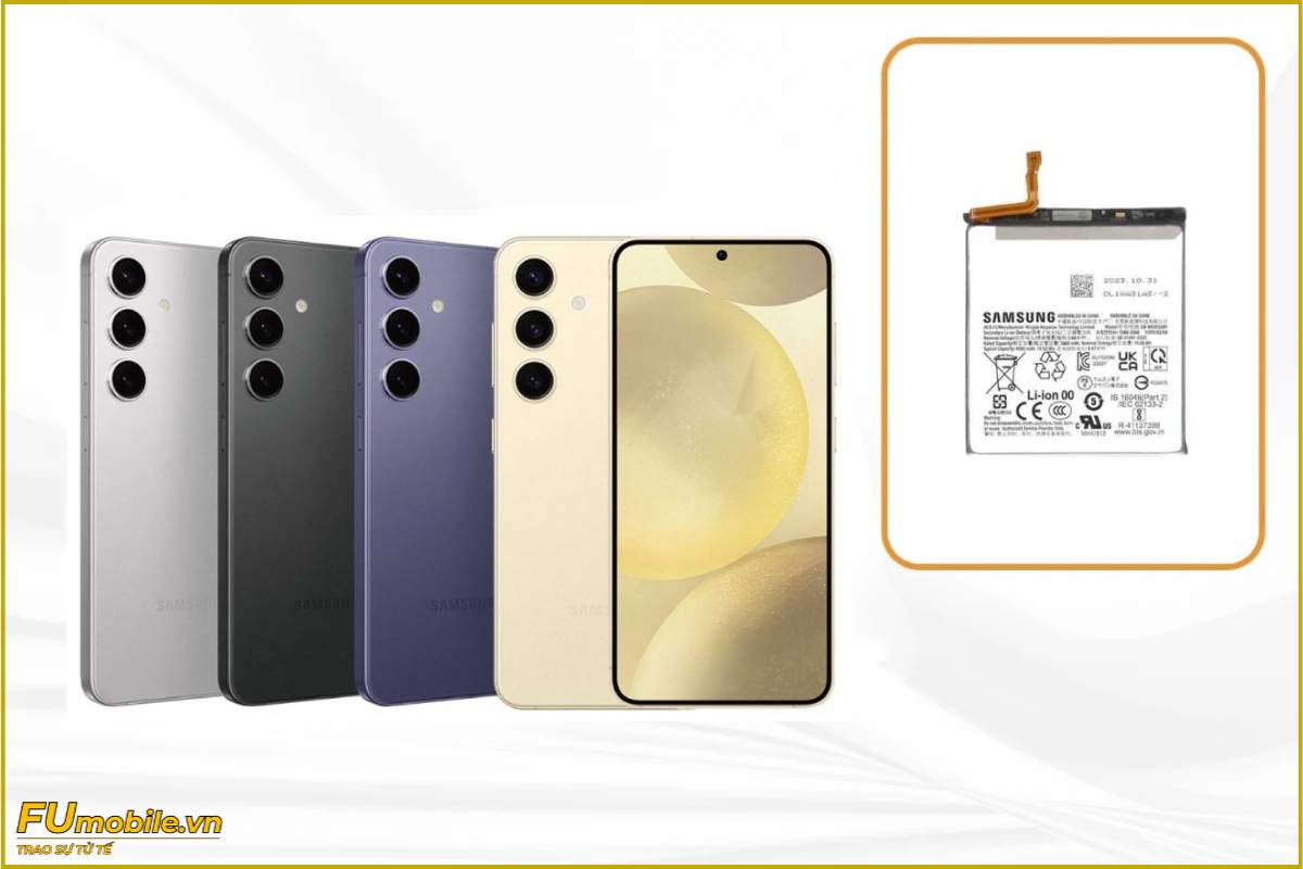 Thay pin Samsung Galaxy S24 Plus chính hãng, lấy ngay