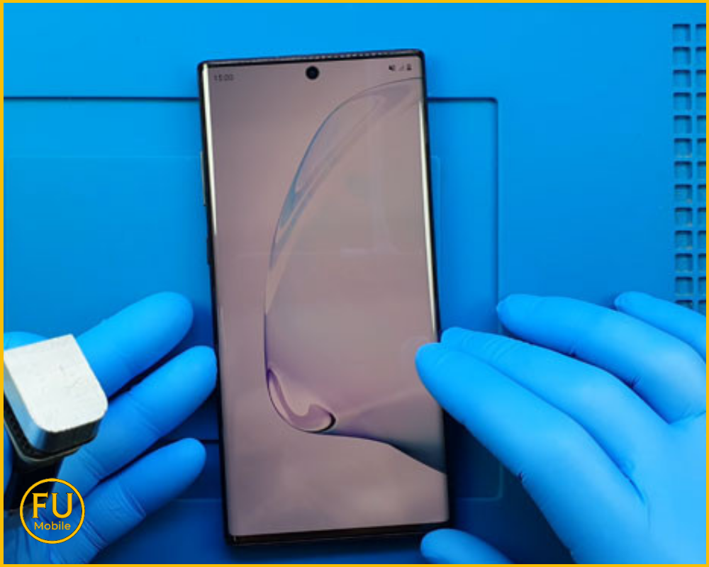 Ưu điểm ép kính chân không Note 10 Plus