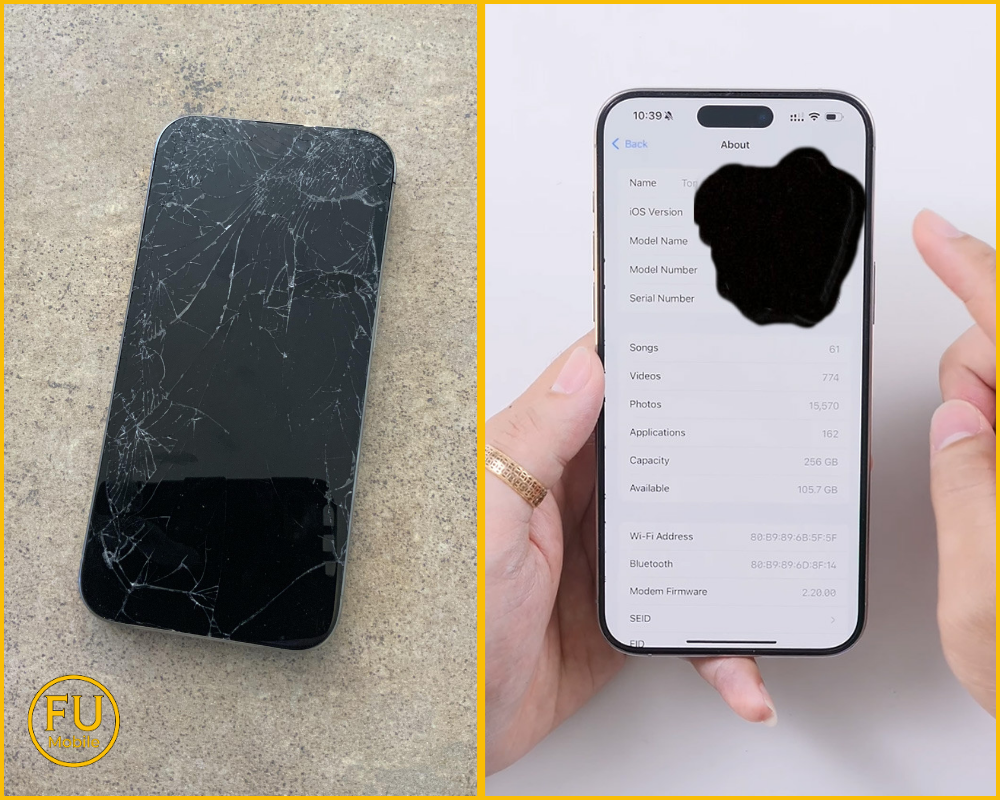 Xác định đúng tình trạng hỏng hóc iPhone 15 Pro Max